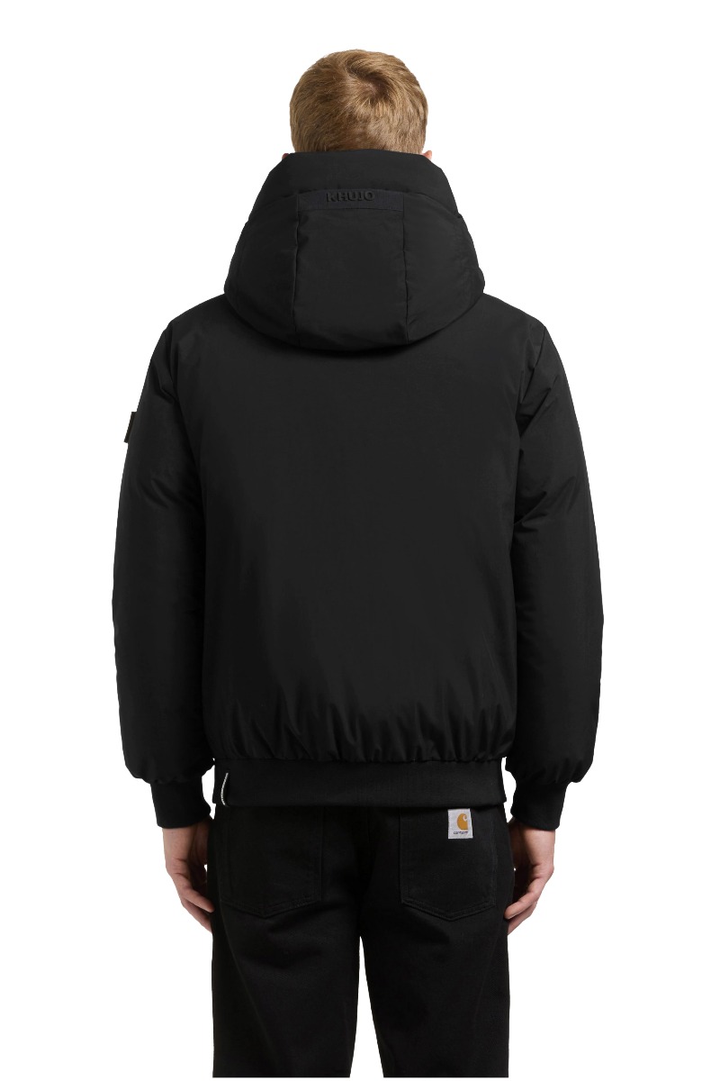 Khujo BENSON Herren Winterjacke im Blouson-Stil mit Kapuze