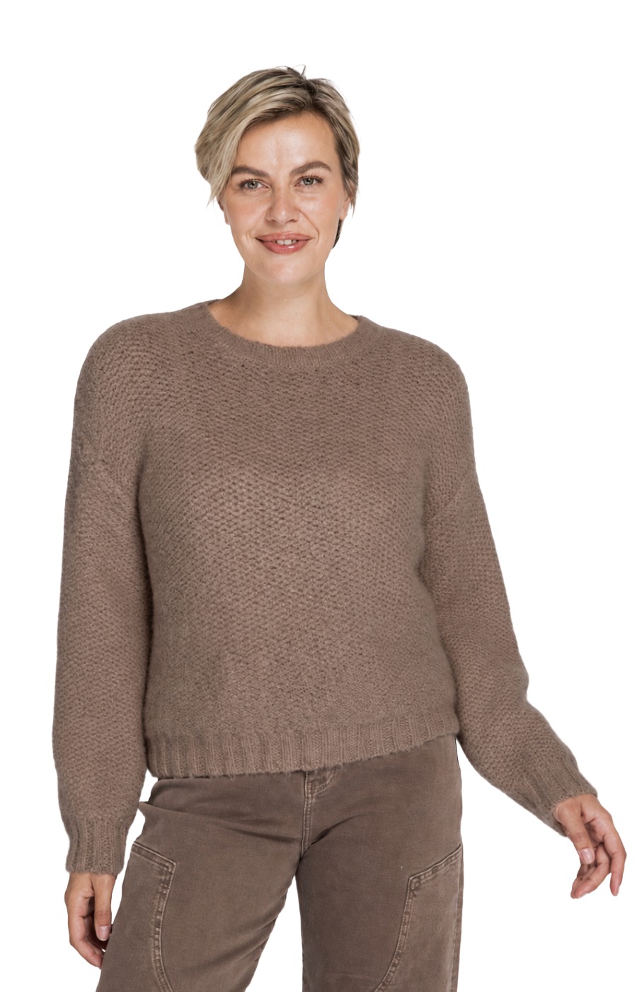 Zhrill Ussa Strickpullover - weicher Strukturstrick mit lässiger Passform