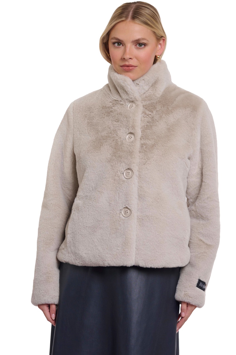 Rino & Pelle Vie kurze Damen Plüschjacke