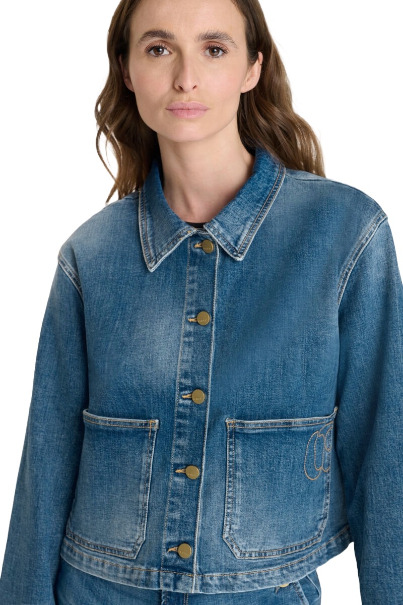 Damen Jeansjacke kastigem Schnitt von Le Temps des Cerises