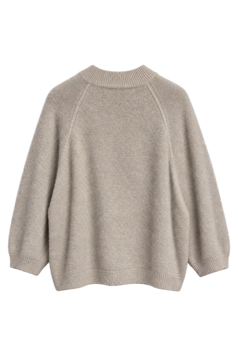 Weicher Damen Angora Strickpullover mit Rundhals