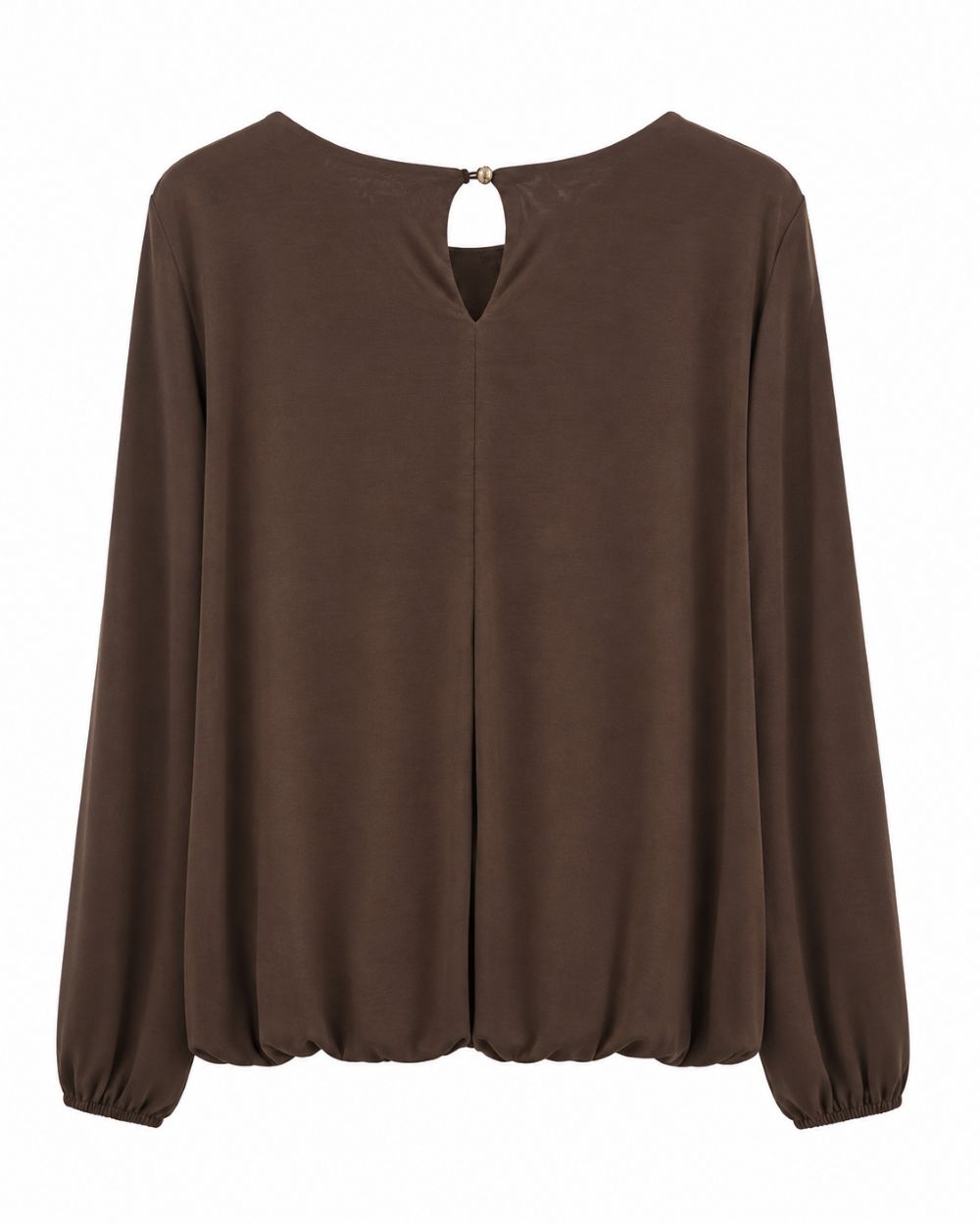 Damen Ballonshirt mit Rundhals