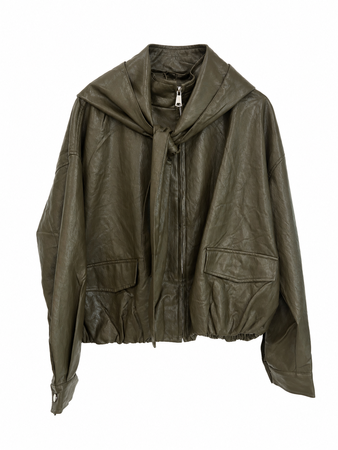 Kunstlederjacke mit tollen Details