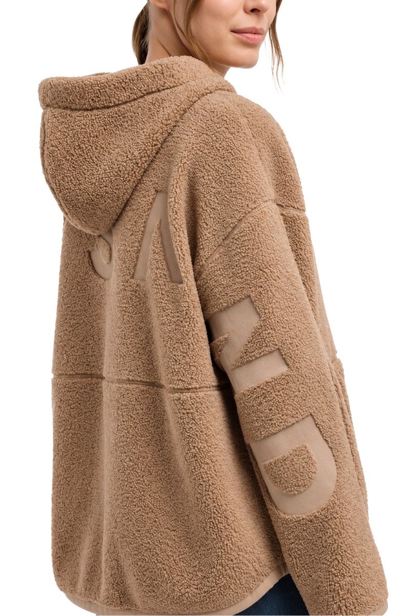 Elbsand Nelia Damen Teddy - Hoodie mit Logo-Details
