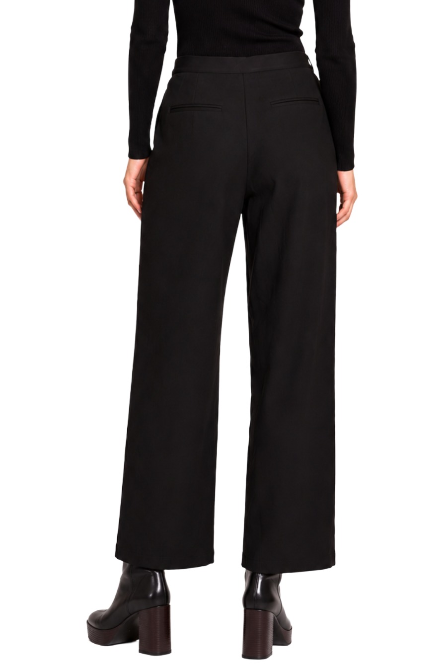 Zhrill Kelli Damen Hose mit weitem Bein & Bundfalten