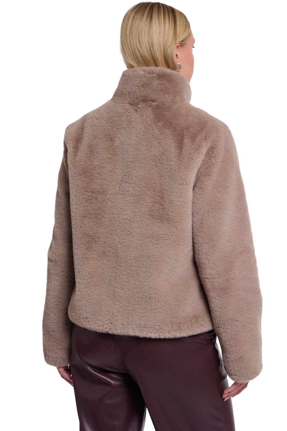 Rino & Pelle Vie kurze Damen Plüschjacke