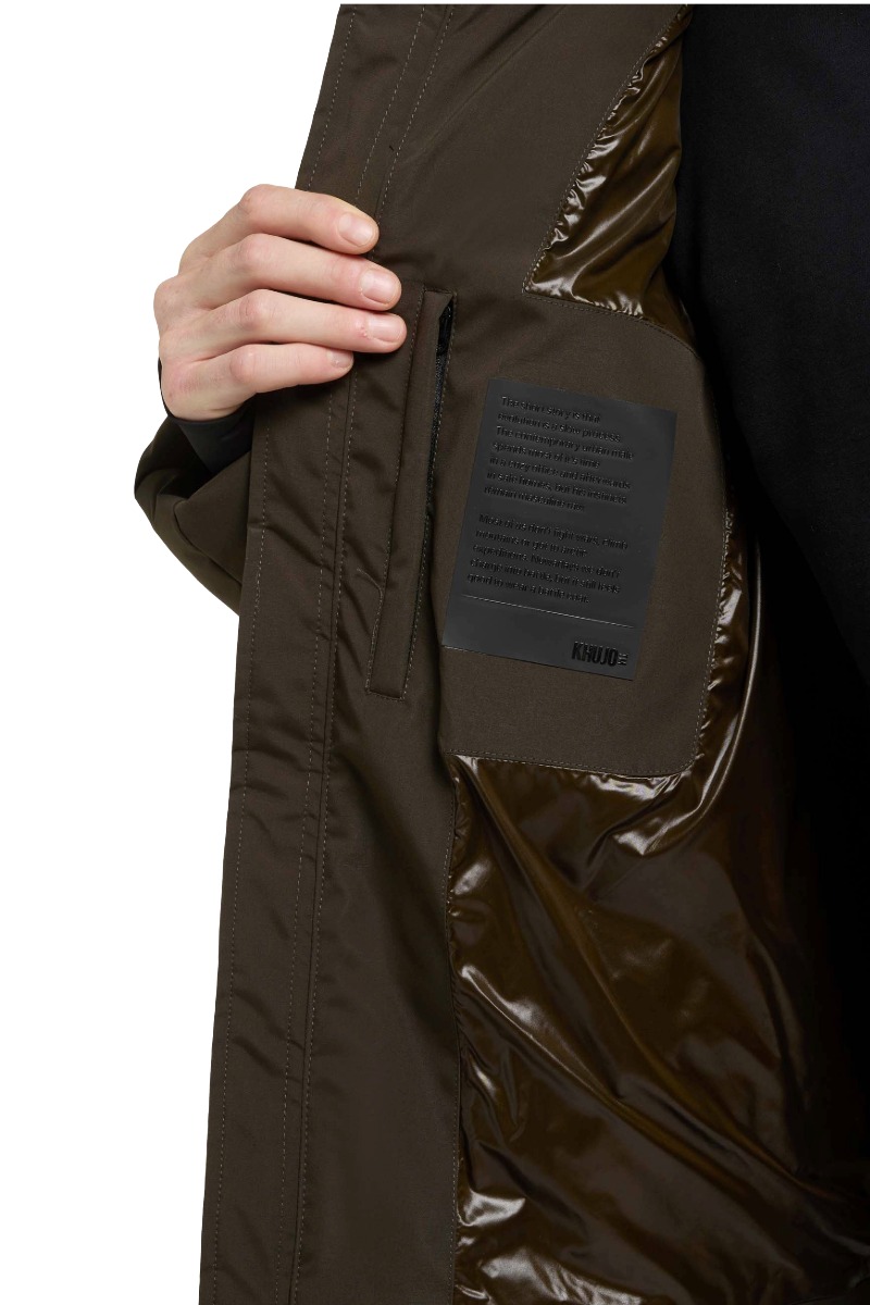 Khujo DARVIN Herren Steppjacke mit Kapuze und großen Taschen