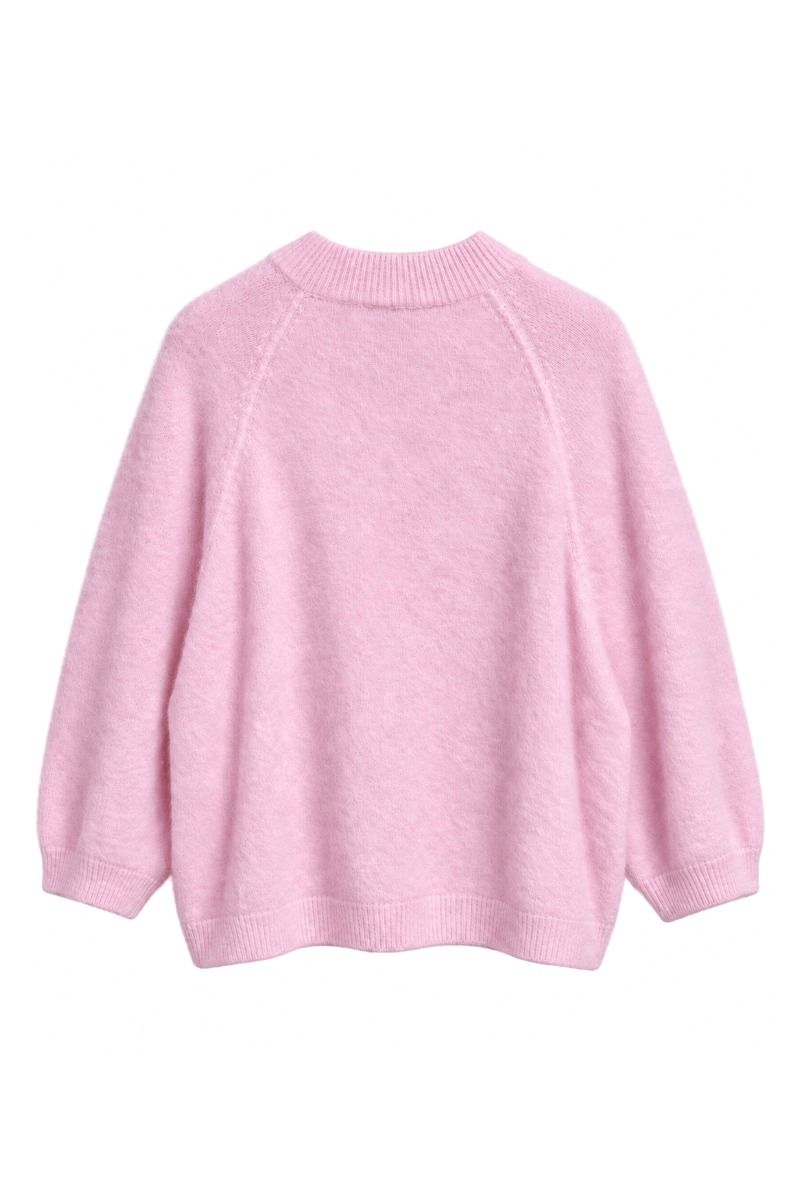 Weicher Damen Angora Strickpullover mit Rundhals