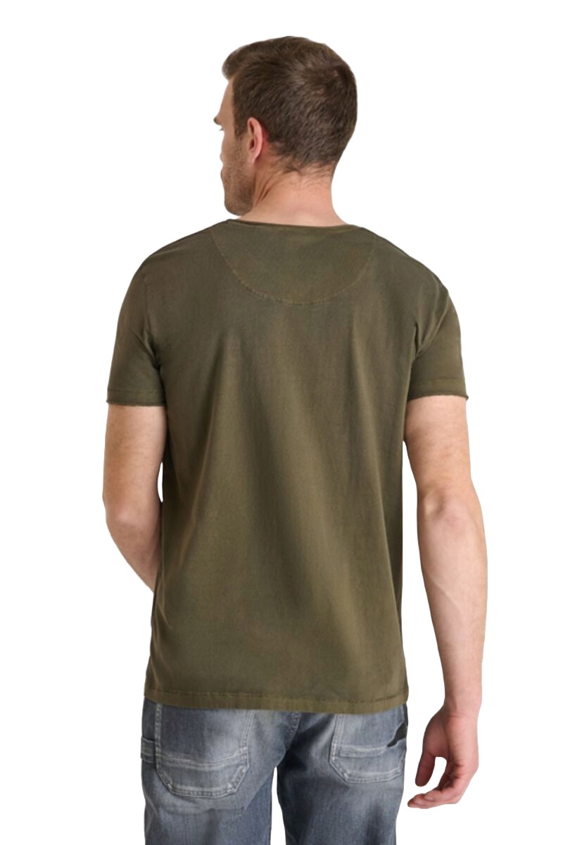 Herren T-Shirt in olive von Le Temps des Cerises