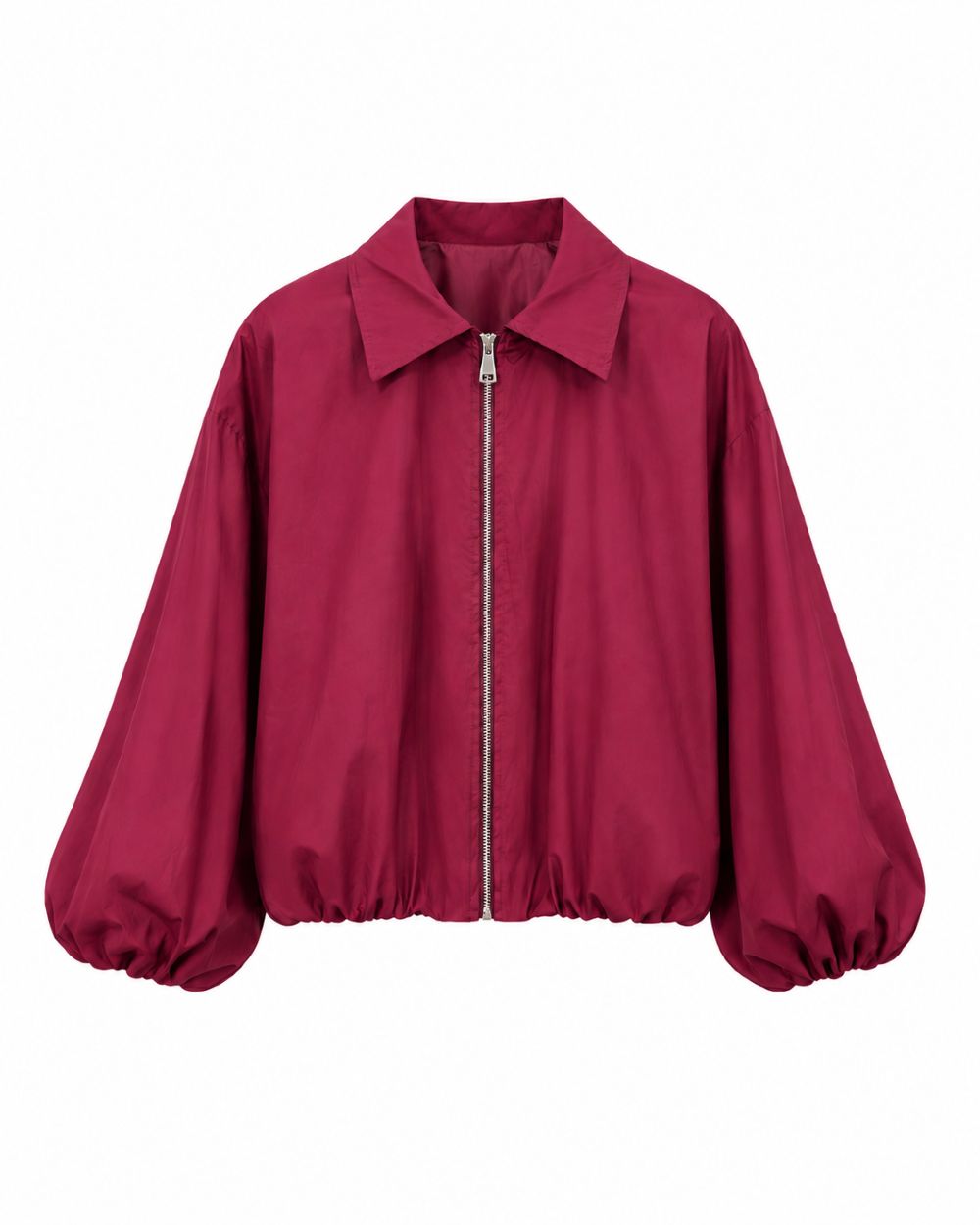 Leichte Blousonjacke mit 3/4-Ballonärmeln