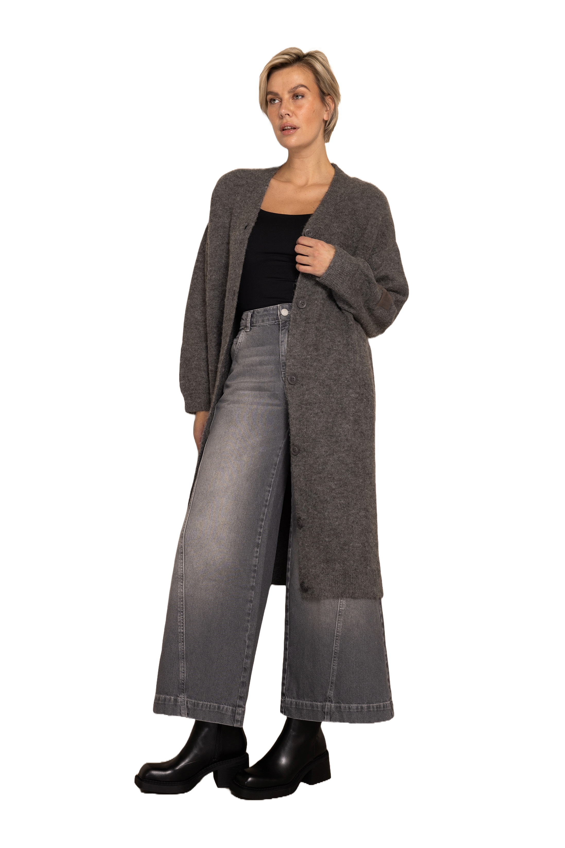 Zhrill Branda Damen Strickmantel 