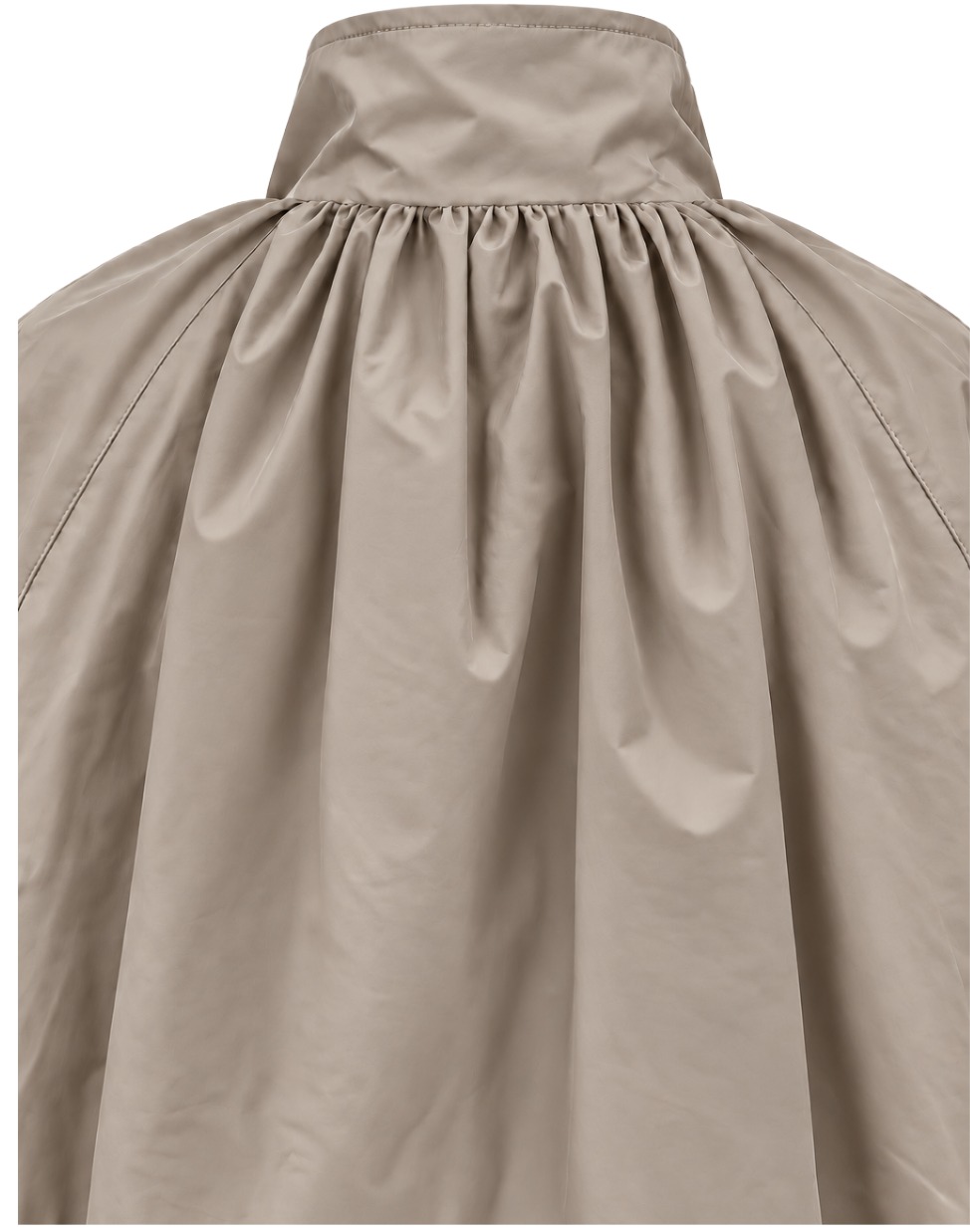 Ballon -Blousonjacke mit Stehkragen & Volumenärmeln