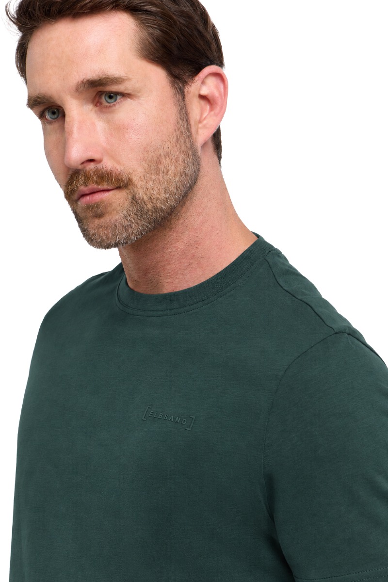 Elbsand Edo Herren T-Shirt mit tonalem Logo