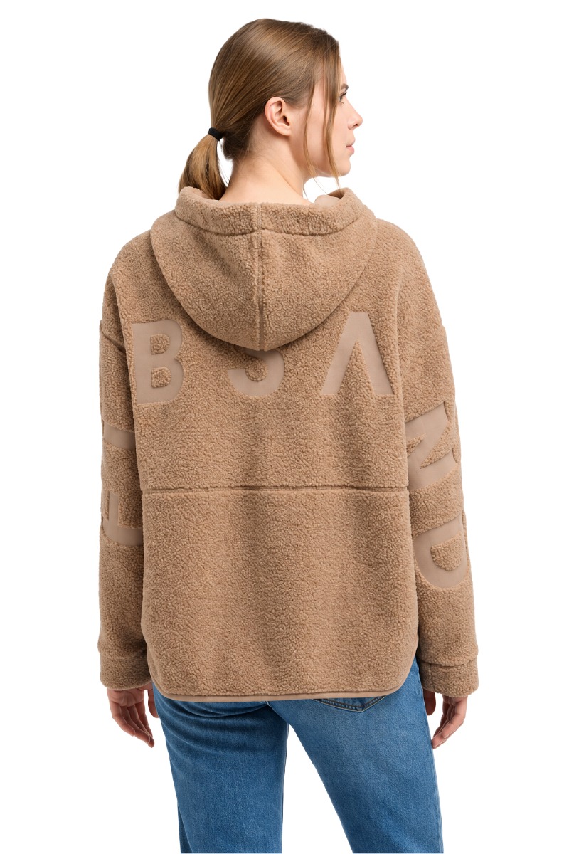 Elbsand Nelia Damen Teddy - Hoodie mit Logo-Details
