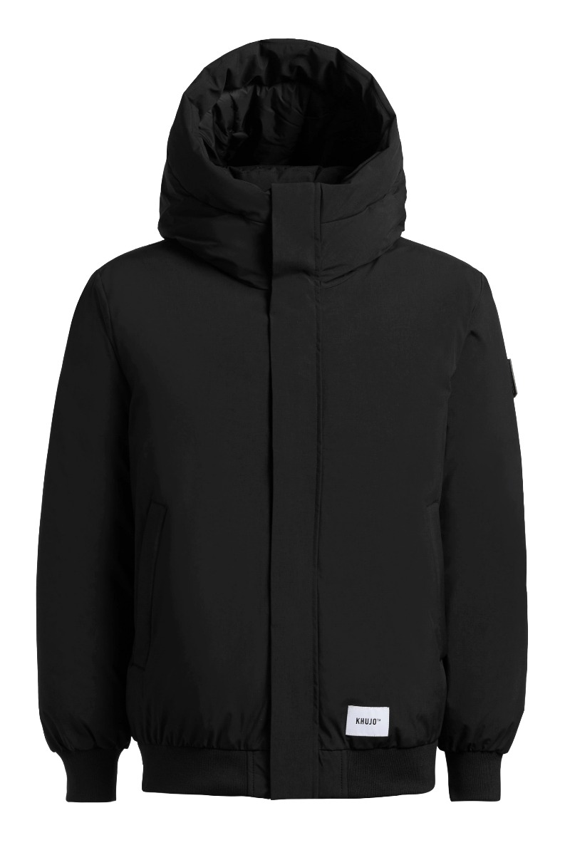 Khujo BENSON Herren Winterjacke im Blouson-Stil mit Kapuze
