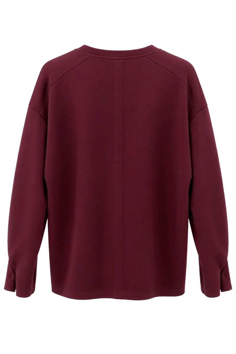 Skuba Sweatshirt mit Knopf am Ärmel