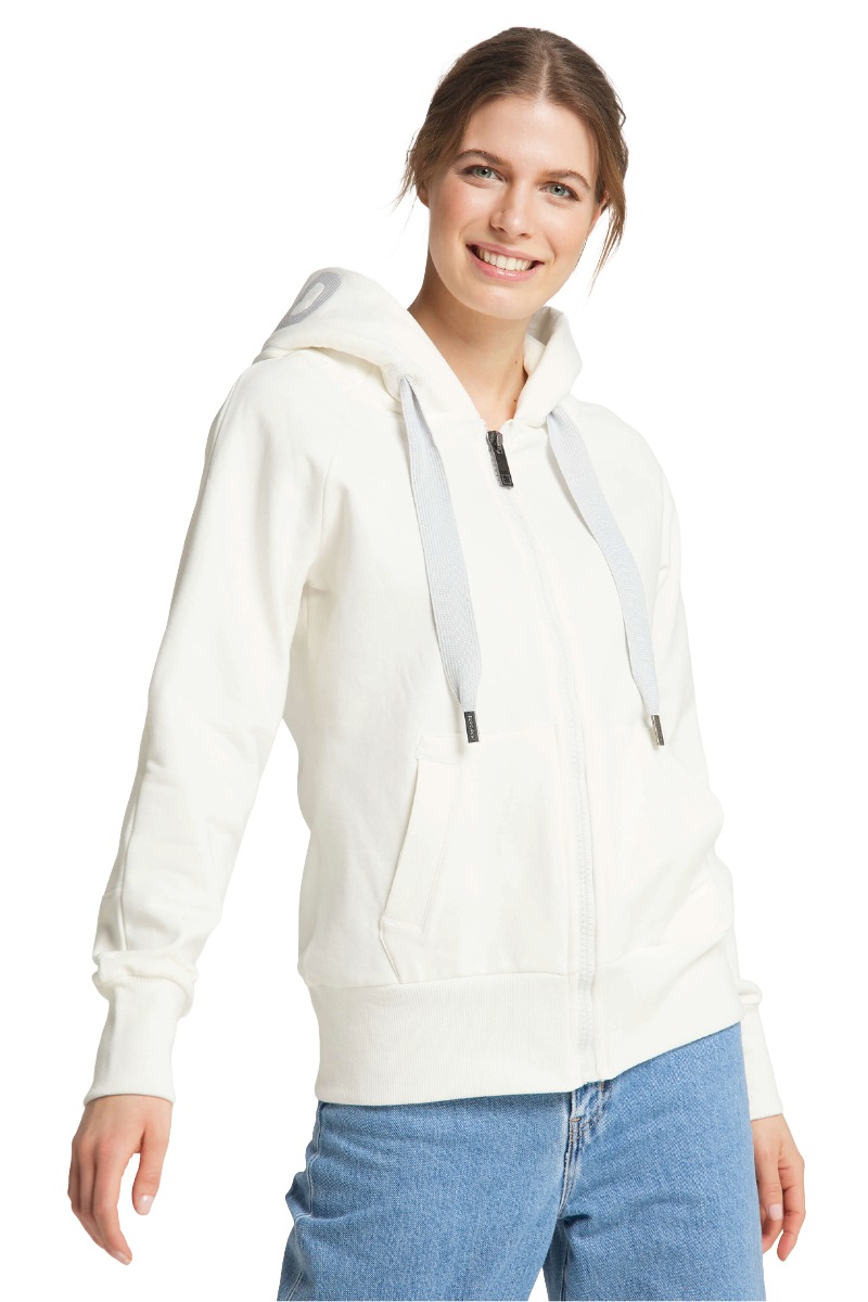 Elbsand Kelda Sweatjacke mit Kapuze & Logo-Stickerei