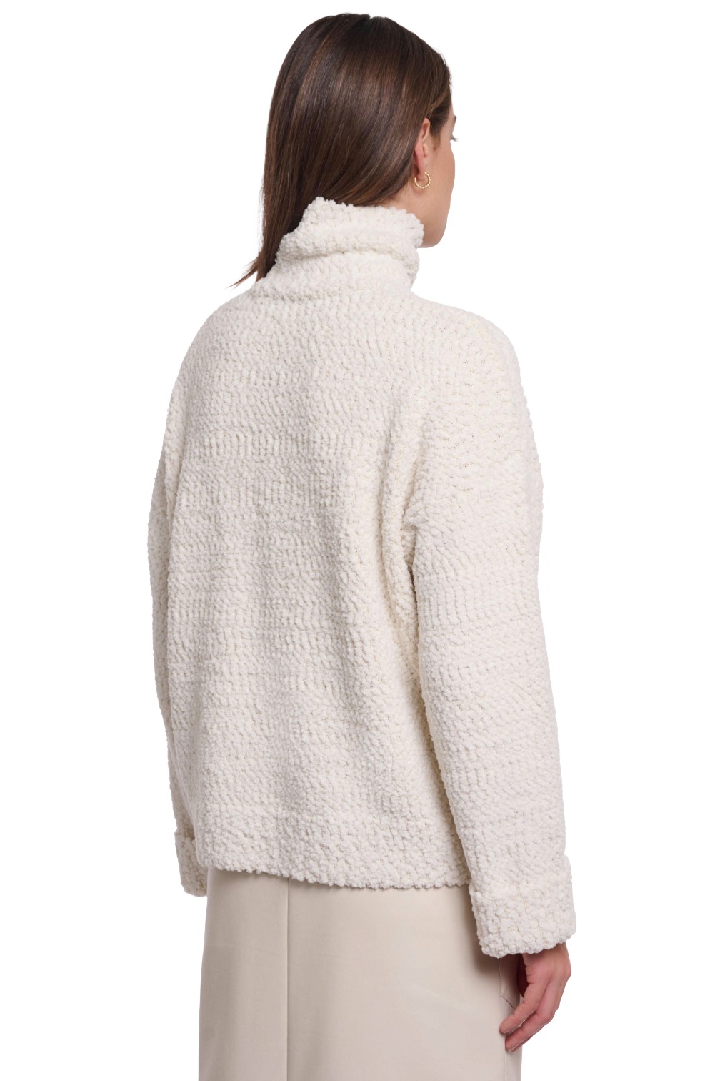 Rino & Pelle Mathilda Damen Strukturpullover mit Rollkragen