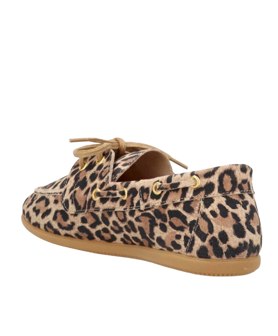 Shoedesign Copenhagen Core 5 Damen Loafer aus Veloursleder im Boat-Shoe-Stil
