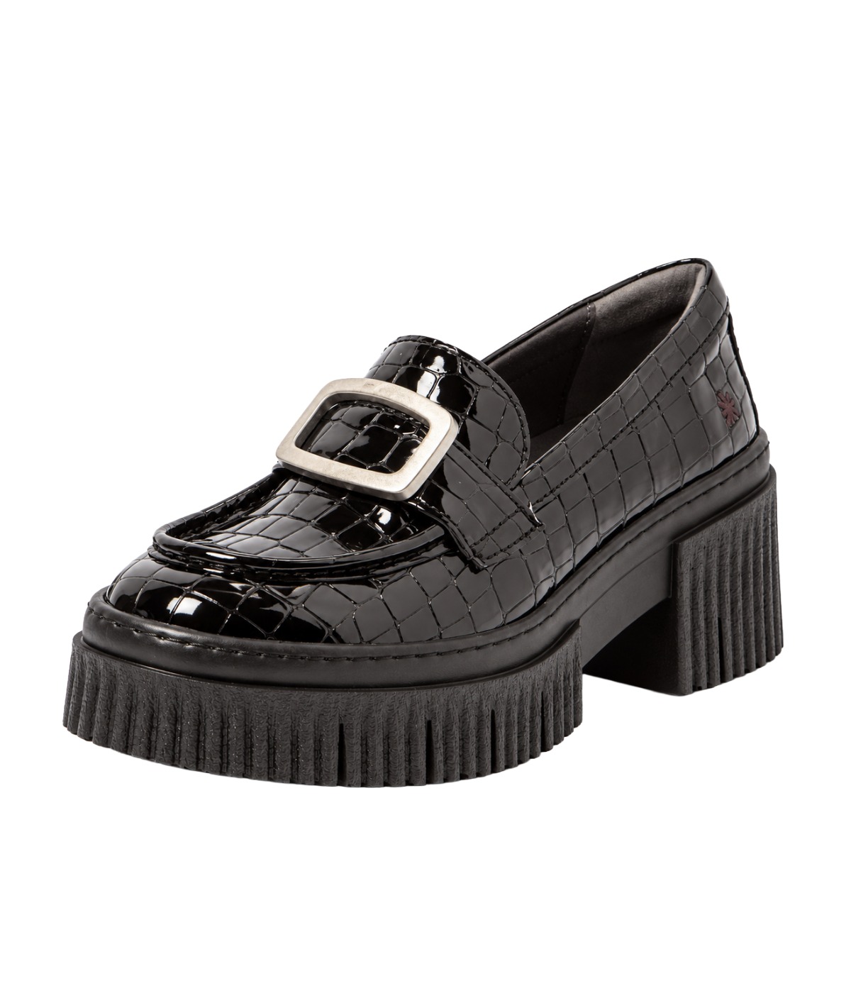The Art Company YORK Chunky Loafer Croku Lack -mit Plateausohle