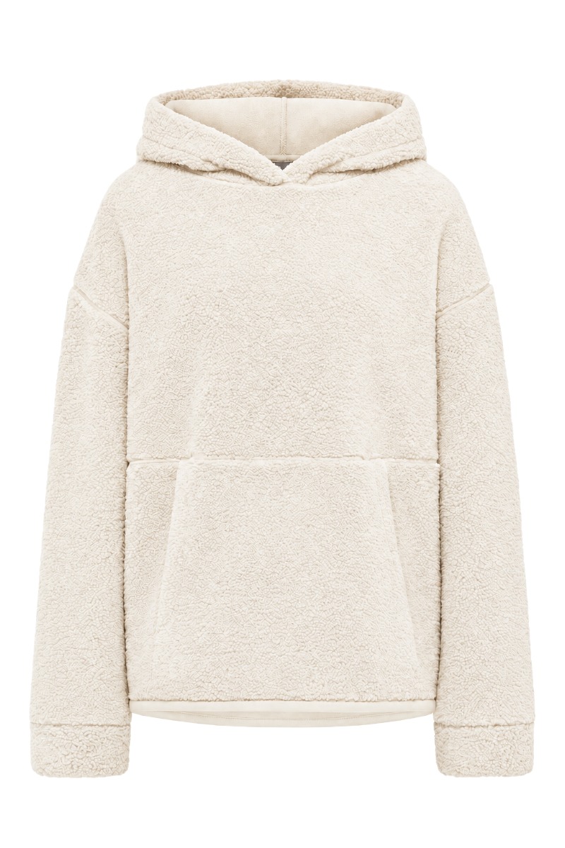 Elbsand Nelia Damen Teddy - Hoodie mit Logo-Details