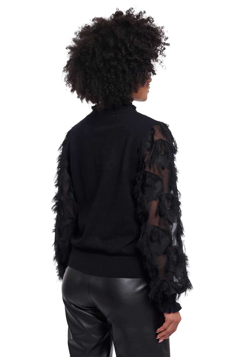 Rino & Pelle Janique Damen Pullover mit Statement-Ärmeln