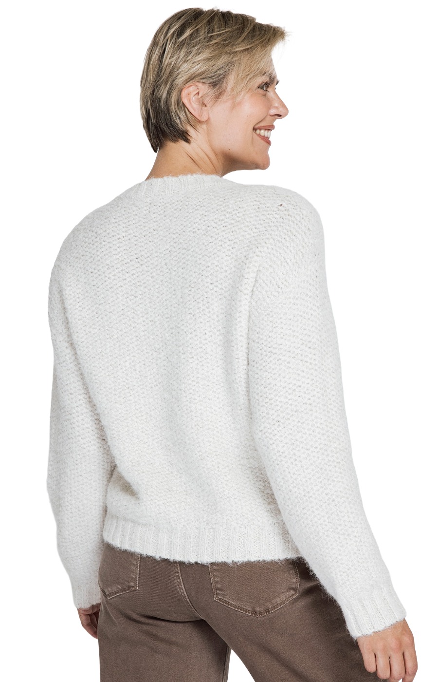 Zhrill Ussa Strickpullover - weicher Strukturstrick mit lässiger Passform