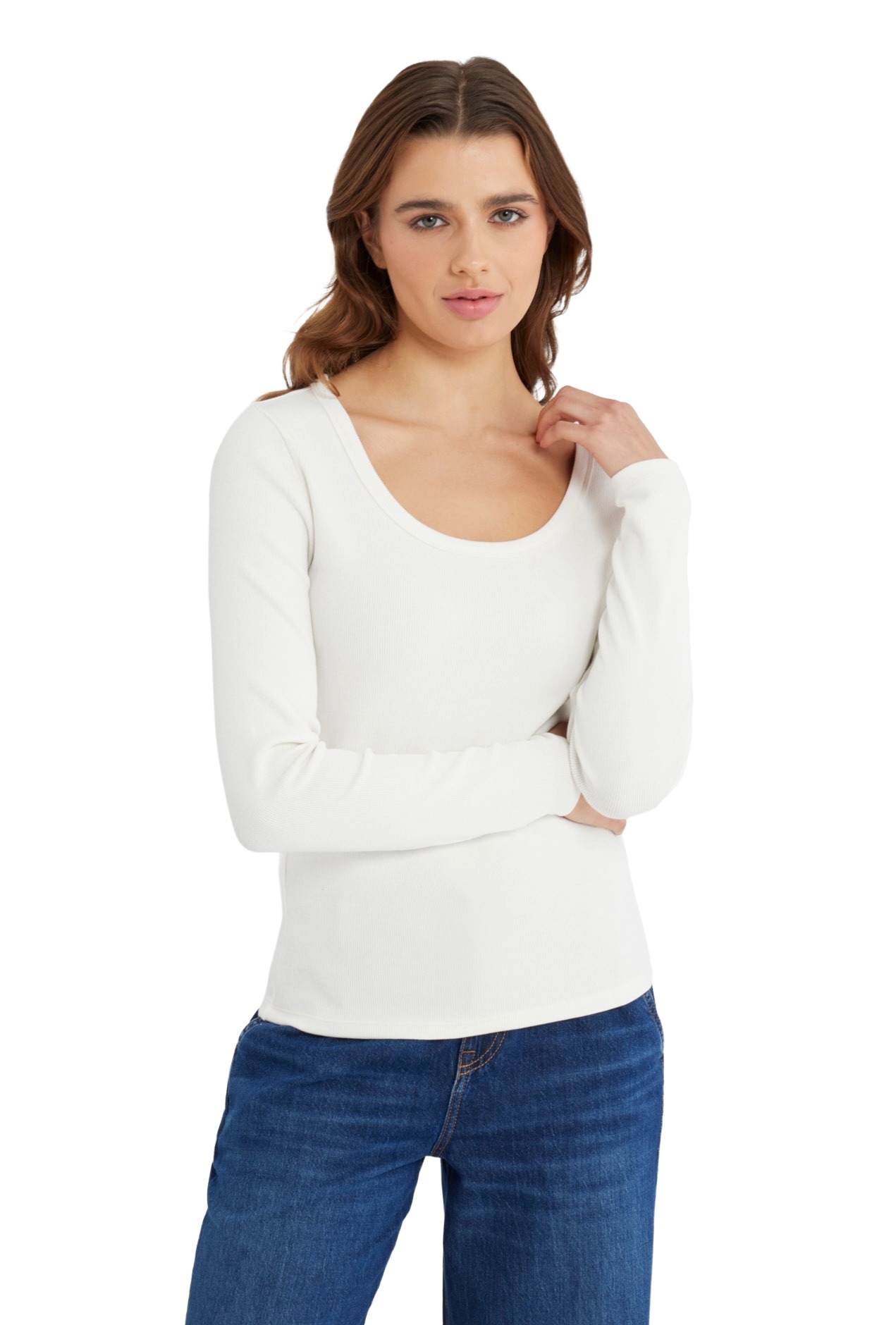 C.O.J. Denim Dora Damen Langarm Shirt  