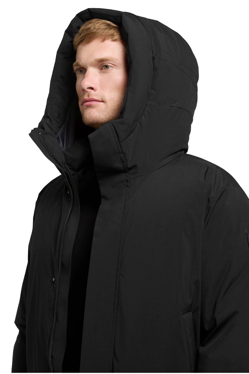 Khujo BENSON Herren Winterjacke im Blouson-Stil mit Kapuze