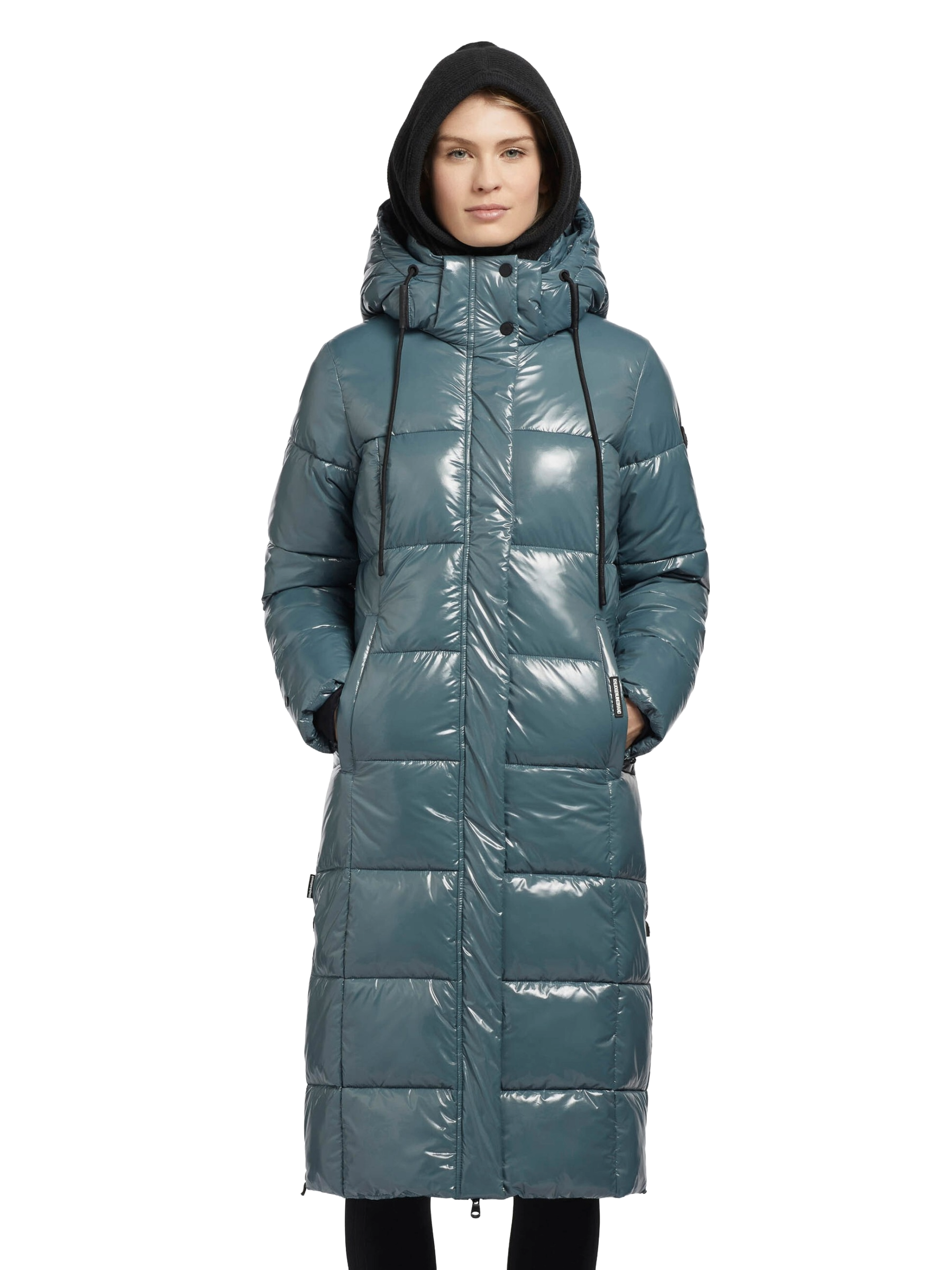 Khujo Shane glänzender Damen Steppmantel