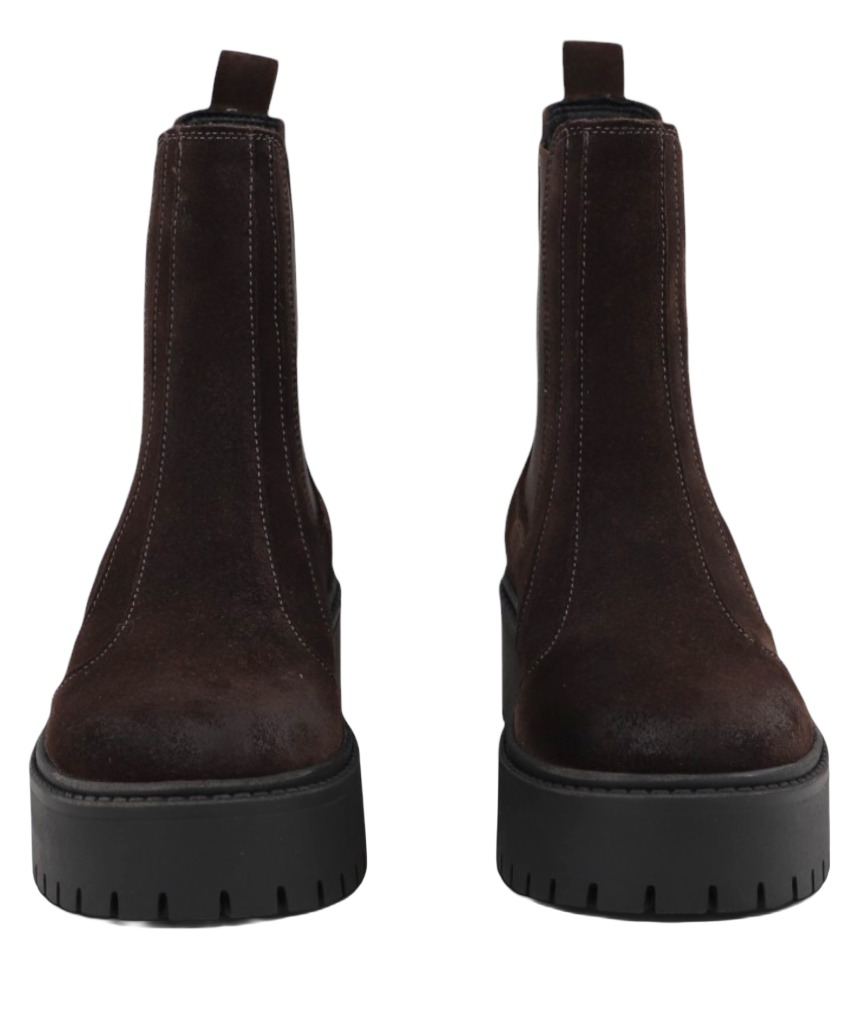 Apple of Eden Clayton 87 Damen Chelsea Boots aus Veloursleder