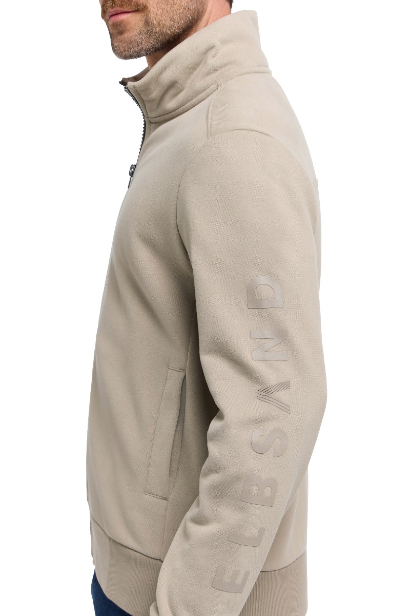 Elbsand Levin Herren Sweatjacke mit Stehkragen