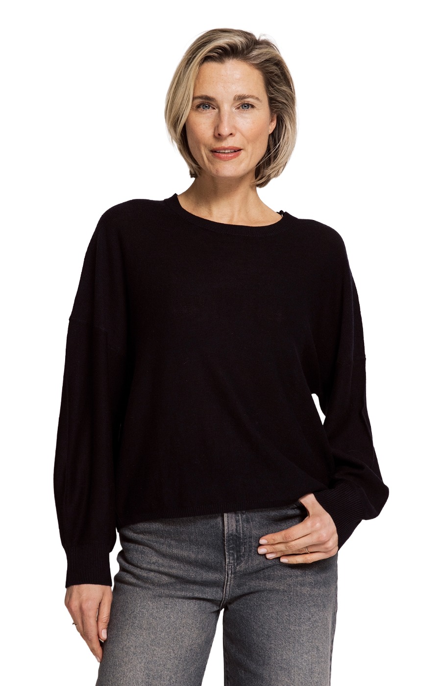 Zhrill Sasa Feinstrickpullover mit ZHRILL-Schriftzug
