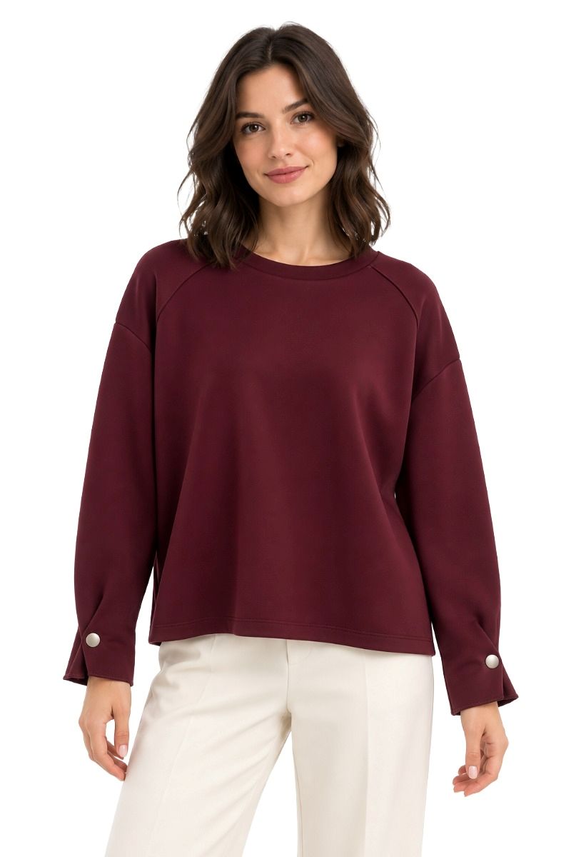 Skuba Sweatshirt mit Knopf am Ärmel
