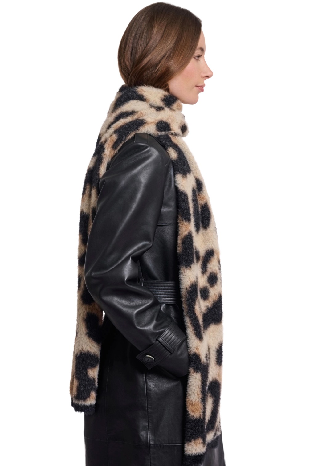 Rino & Pelle Tuli Damen Schal im Leo-Look