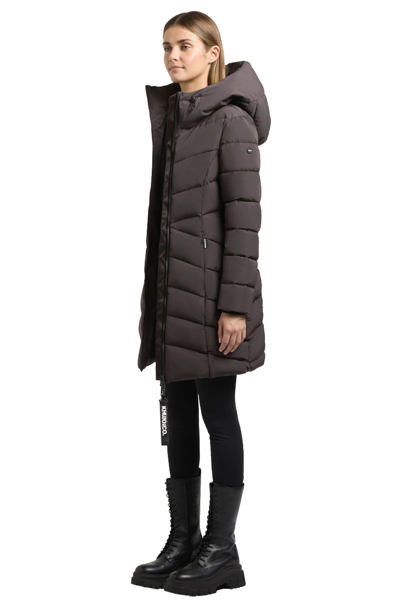 Khujo Kiera Damen Steppjacke mit Kapuze