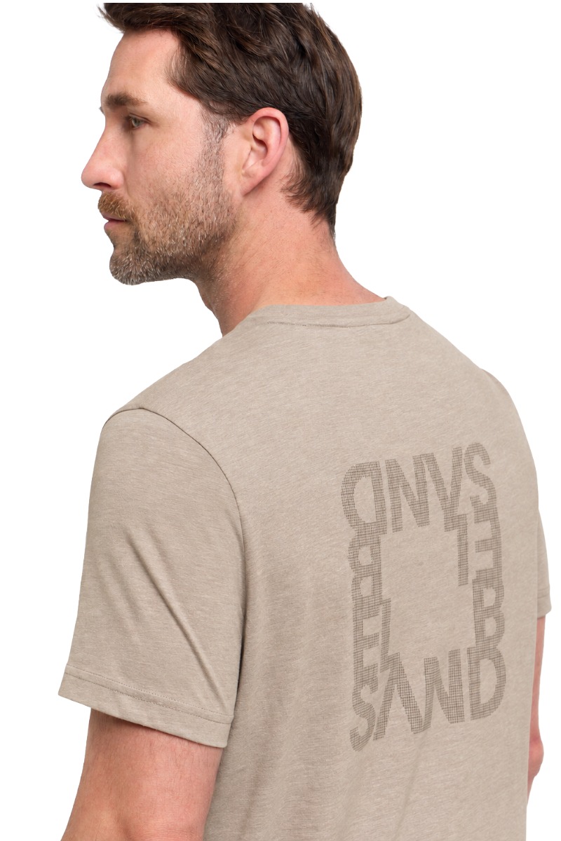 Elbsand Tian Herren T-Shirt mit Logo-Details