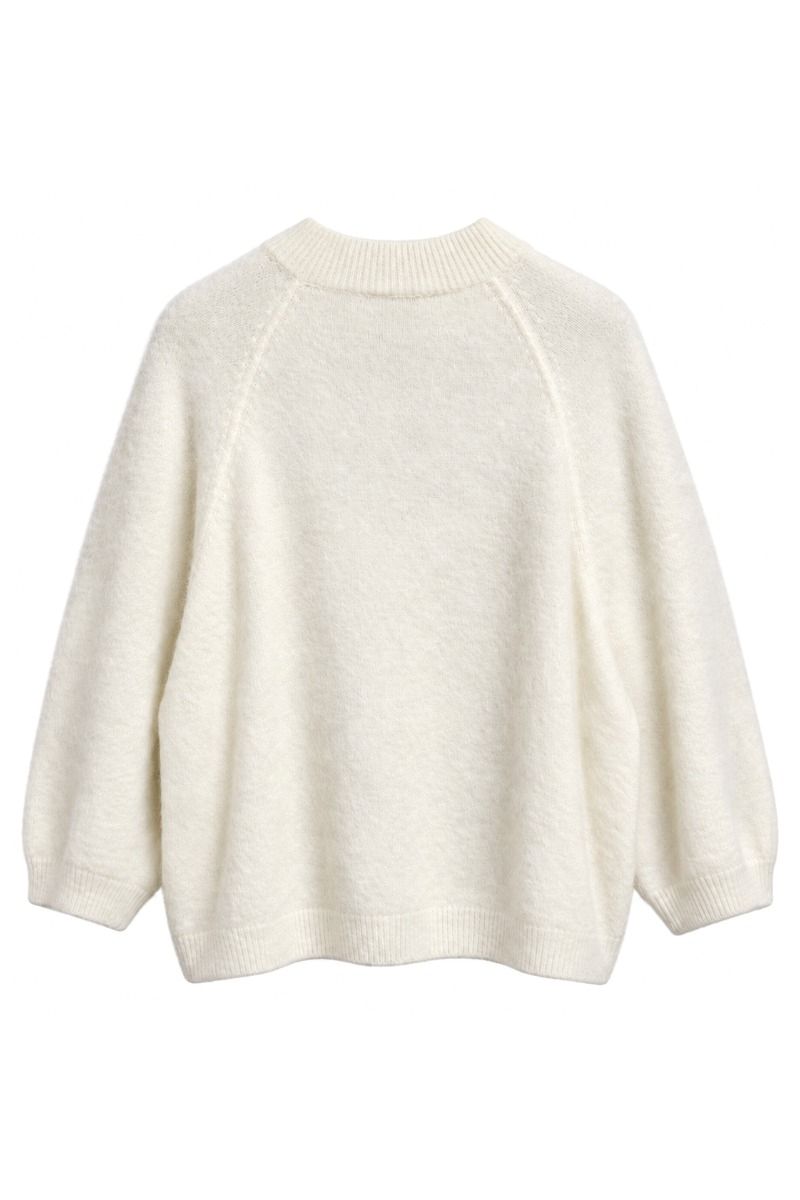 Weicher Damen Angora Strickpullover mit Rundhals