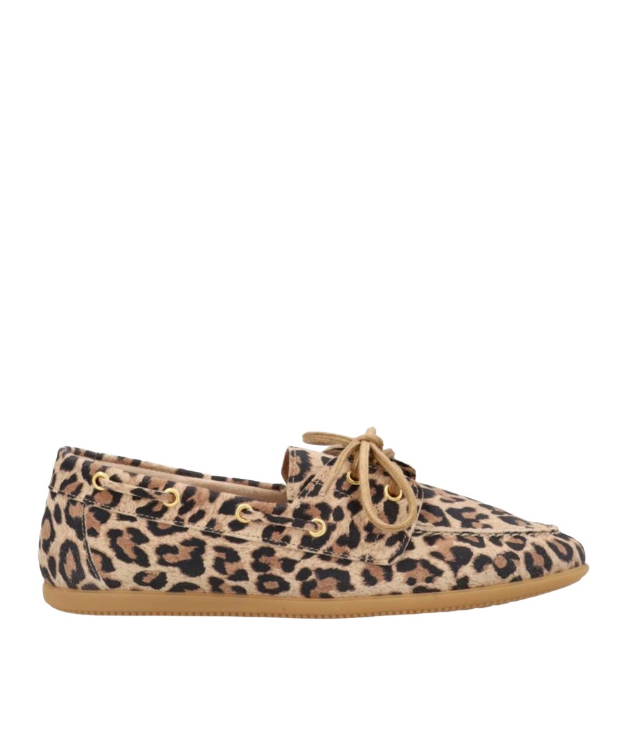 Shoedesign Copenhagen Core 5 Damen Loafer aus Veloursleder im Boat-Shoe-Stil