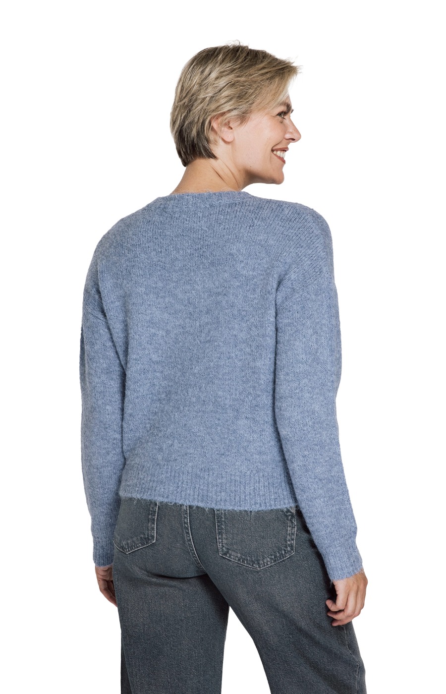 Zhrill Amihan Strickpullover - weicher Pullover mit Rundhalsausschnitt