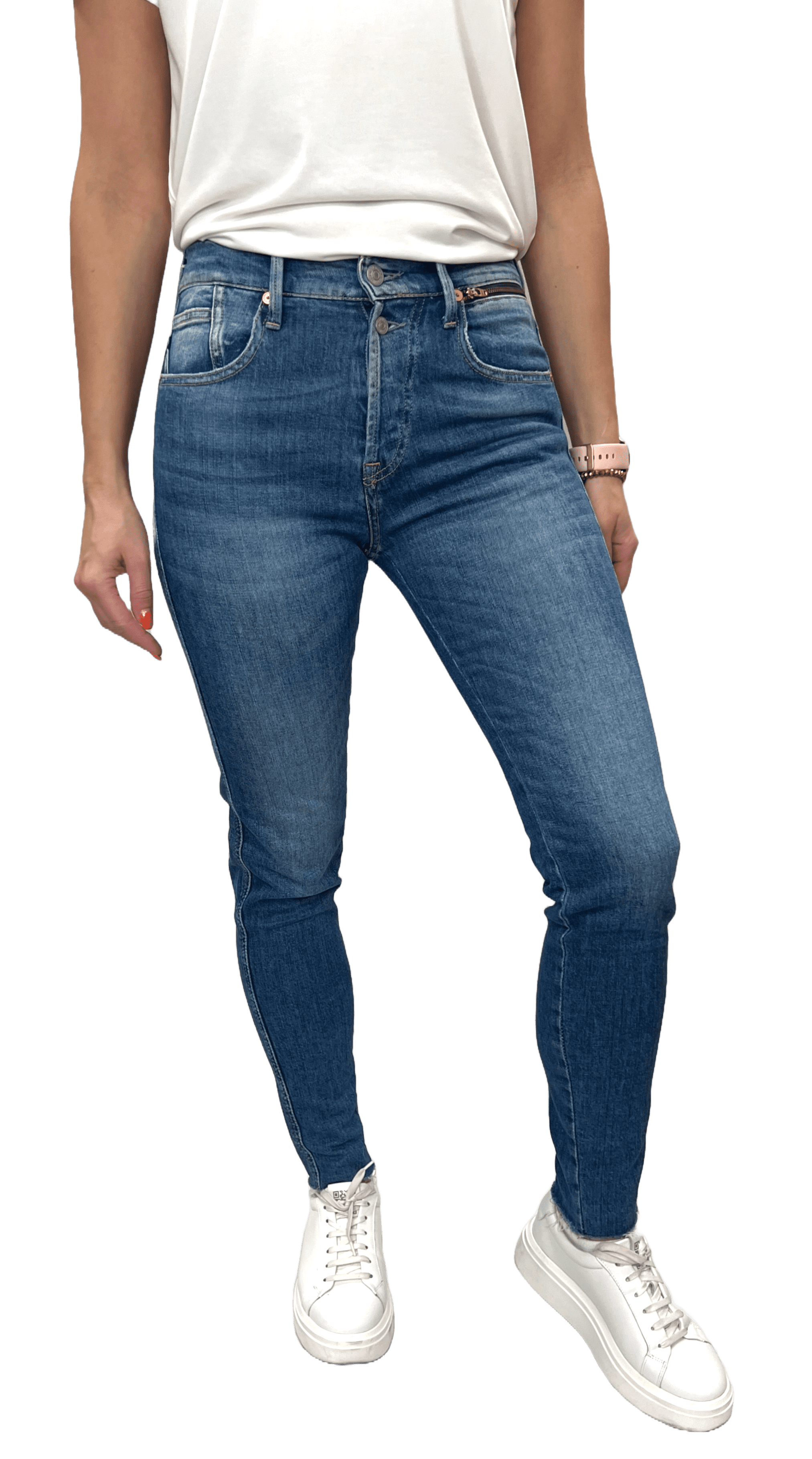 Le Temps des Cerises Basic Power JF516SBAWT441 Damen Jeans