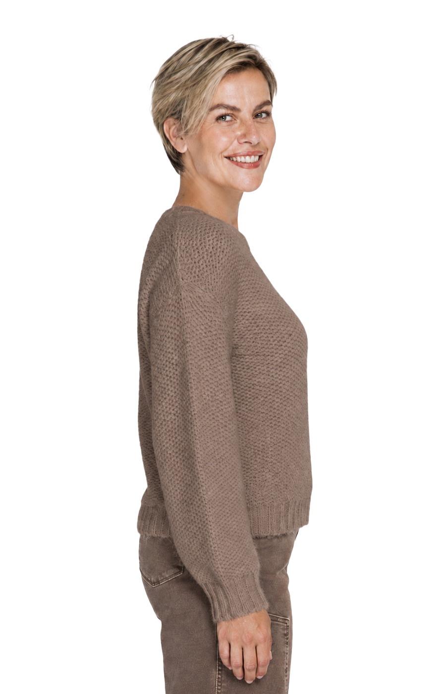 Zhrill Ussa Strickpullover - weicher Strukturstrick mit lässiger Passform