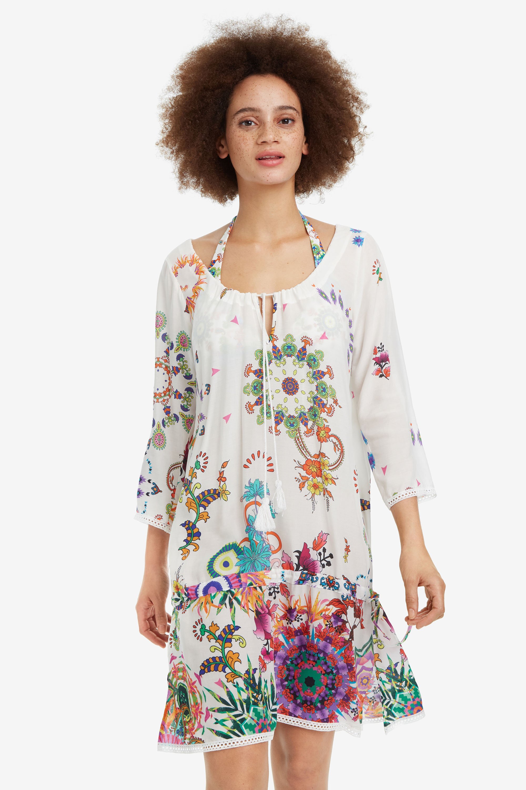 Desigual Melina Damen Strand Bluse