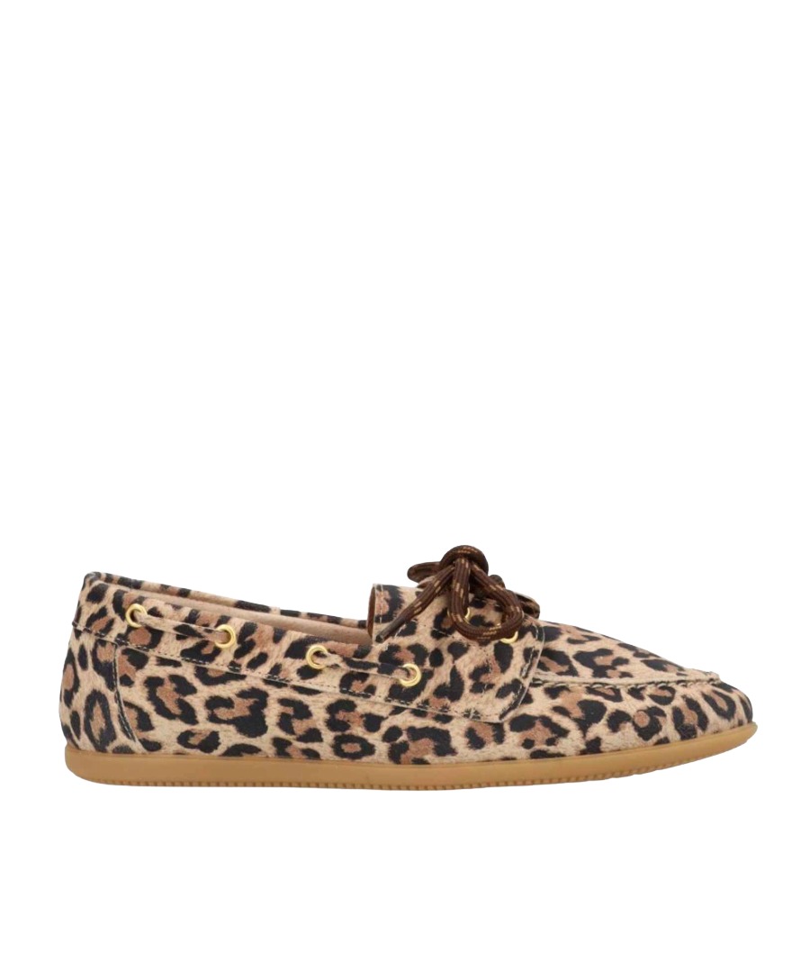 Shoedesign Copenhagen Core 5 Damen Loafer aus Veloursleder im Boat-Shoe-Stil