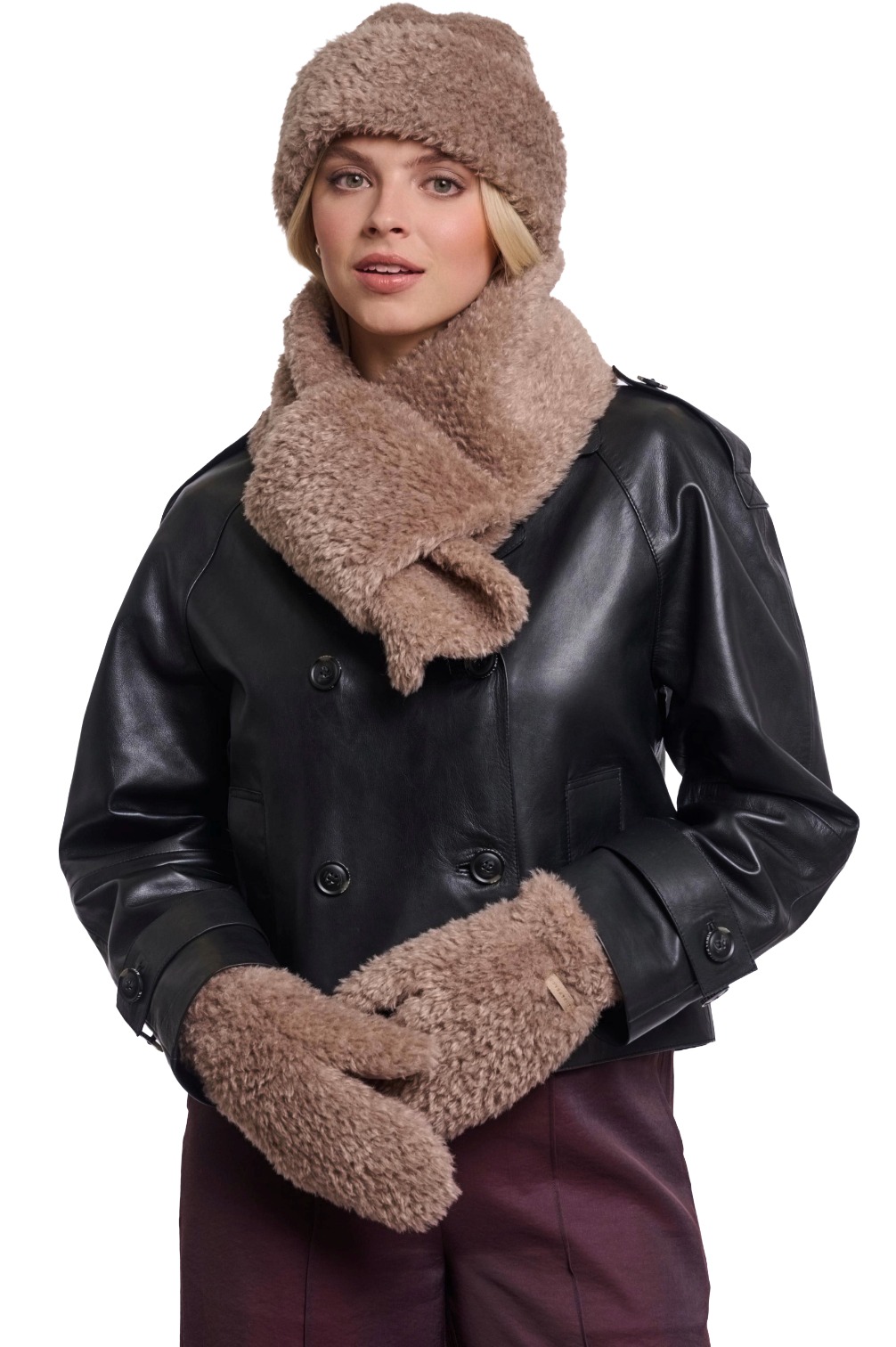 Rino & Pelle Obu Teddyschal – kuscheliger Damen Schal