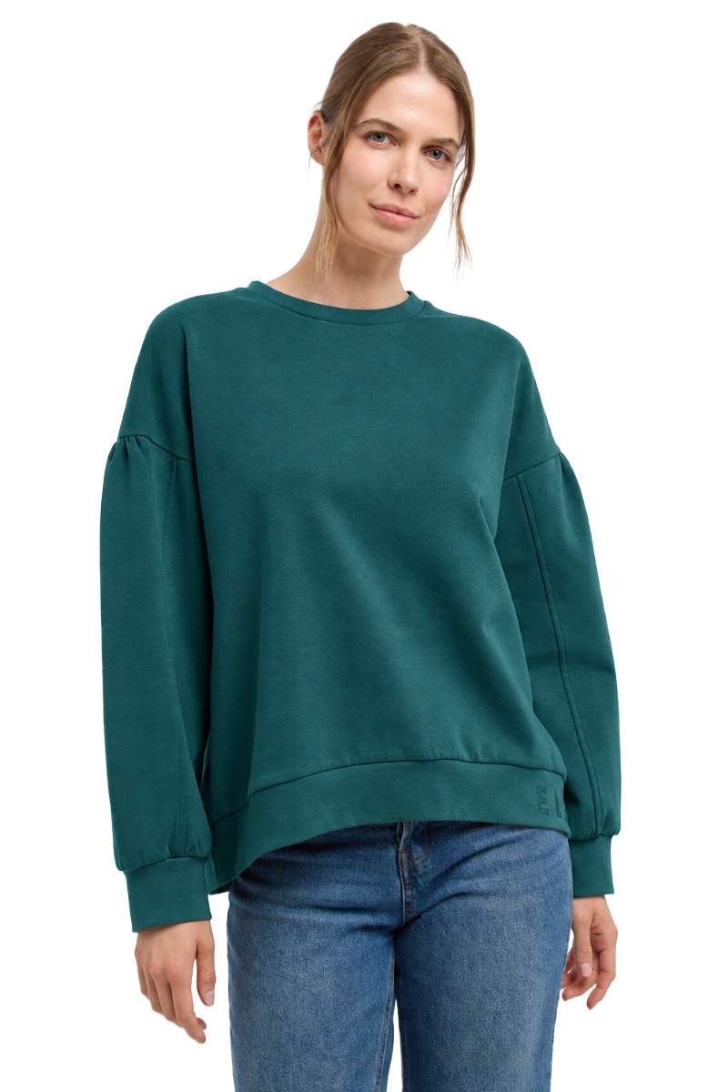 Elbsand Qivi Sweater Damen Sweatshirt mit Ballonärmeln