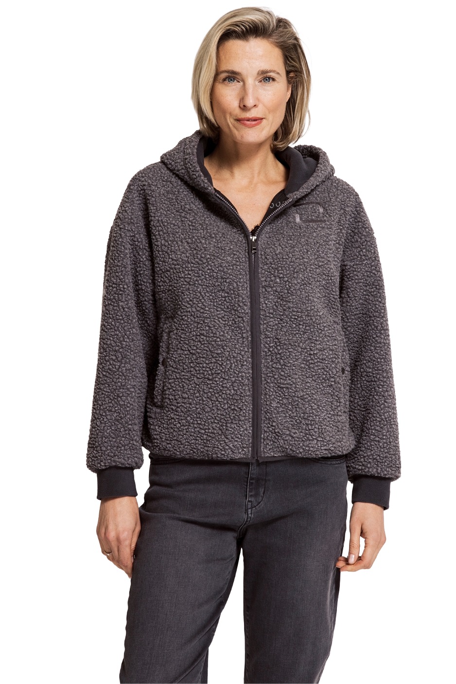 Zhrill Kulin Teddy-Jacke mit Kapuze