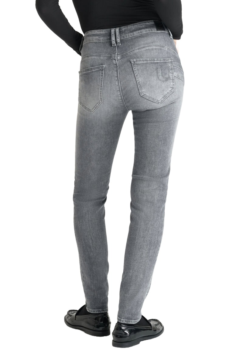 Pulp High Waist Jeans in grau von Le Temps des Cerises