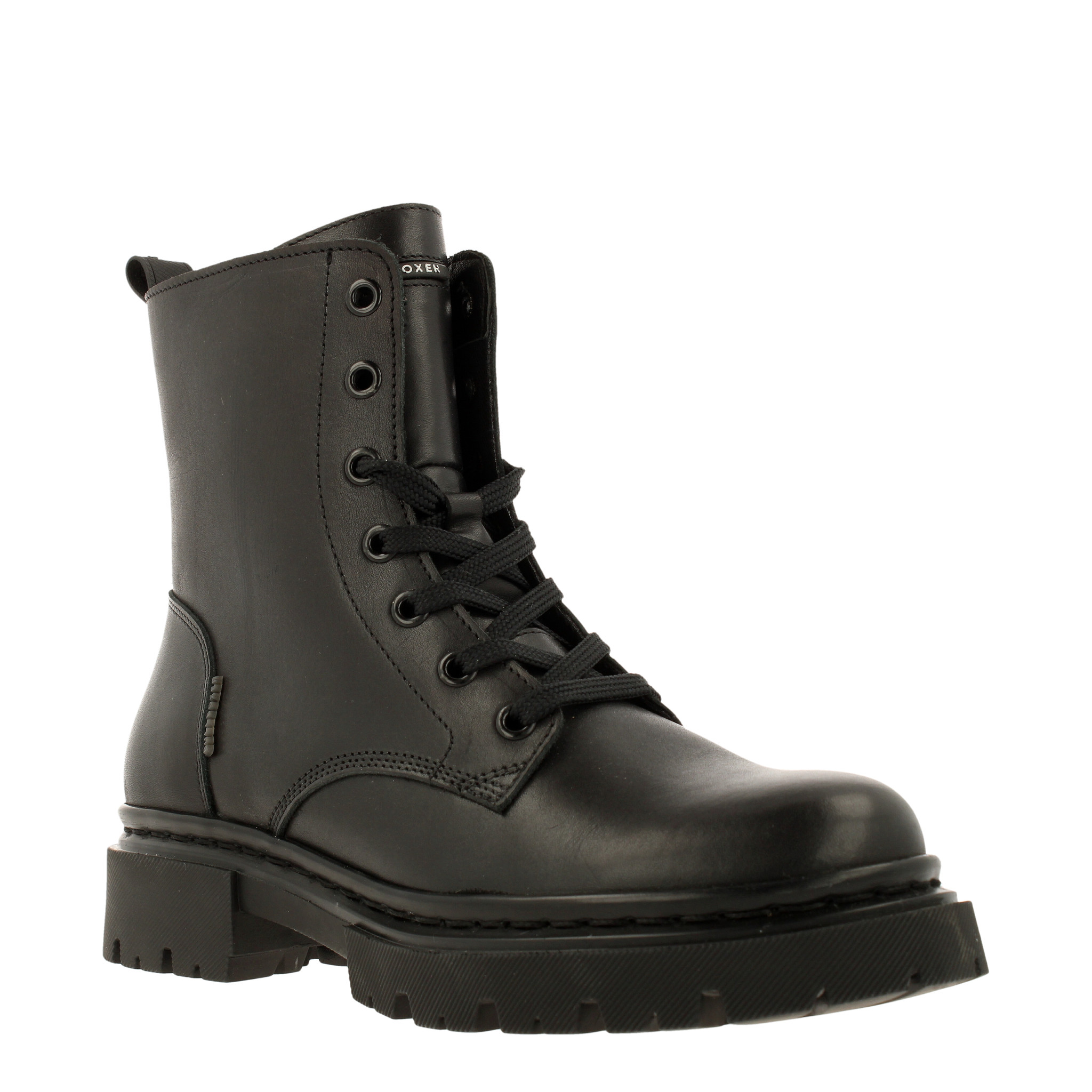 BullBoxer Daniela Damen Schnürboots Leder 610504E6L_BKCCTD52