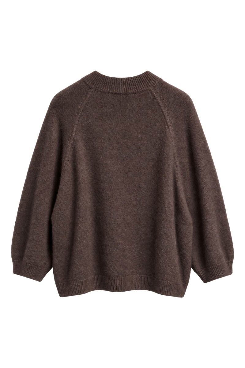 Weicher Damen Angora Strickpullover mit Rundhals